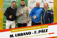 Resultados 2ª Prueba Circuito Andaluz Veteranos Córdoba - CCM +40