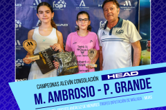 6 Prueba Circuito Andaluz Menores Mijas - Alevín femenino Campeonas consolación