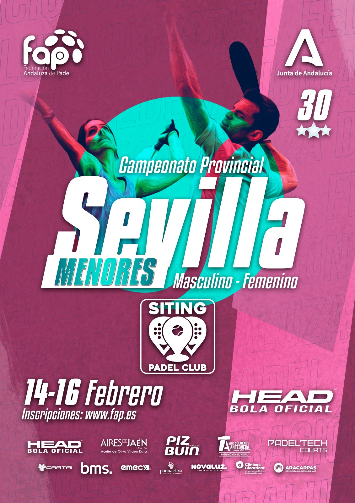 cartel Campeonato Provincial Menores Sevilla 2025