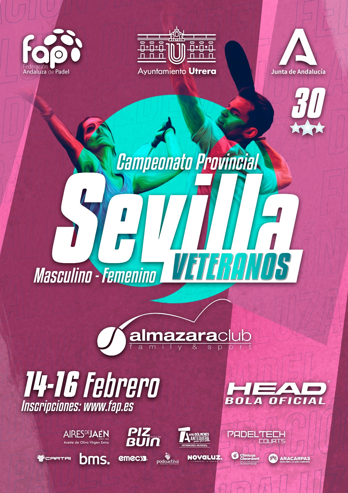 cartel Campeonato Provincial Veteranos Sevilla 2025