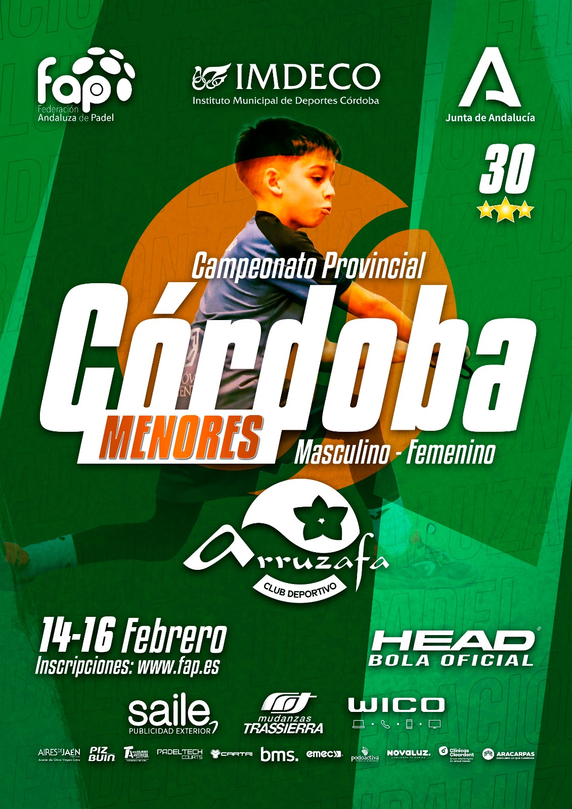 carteles campeonatos provinciales menores córdoba