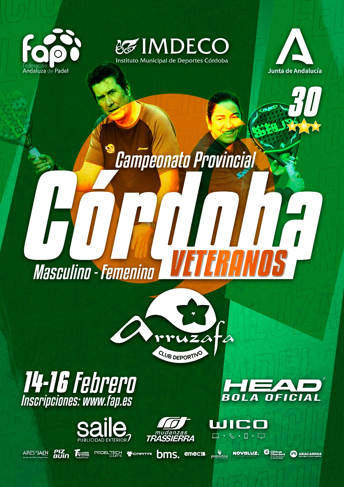 carteles campeonatos provinciales veteranos córdoba