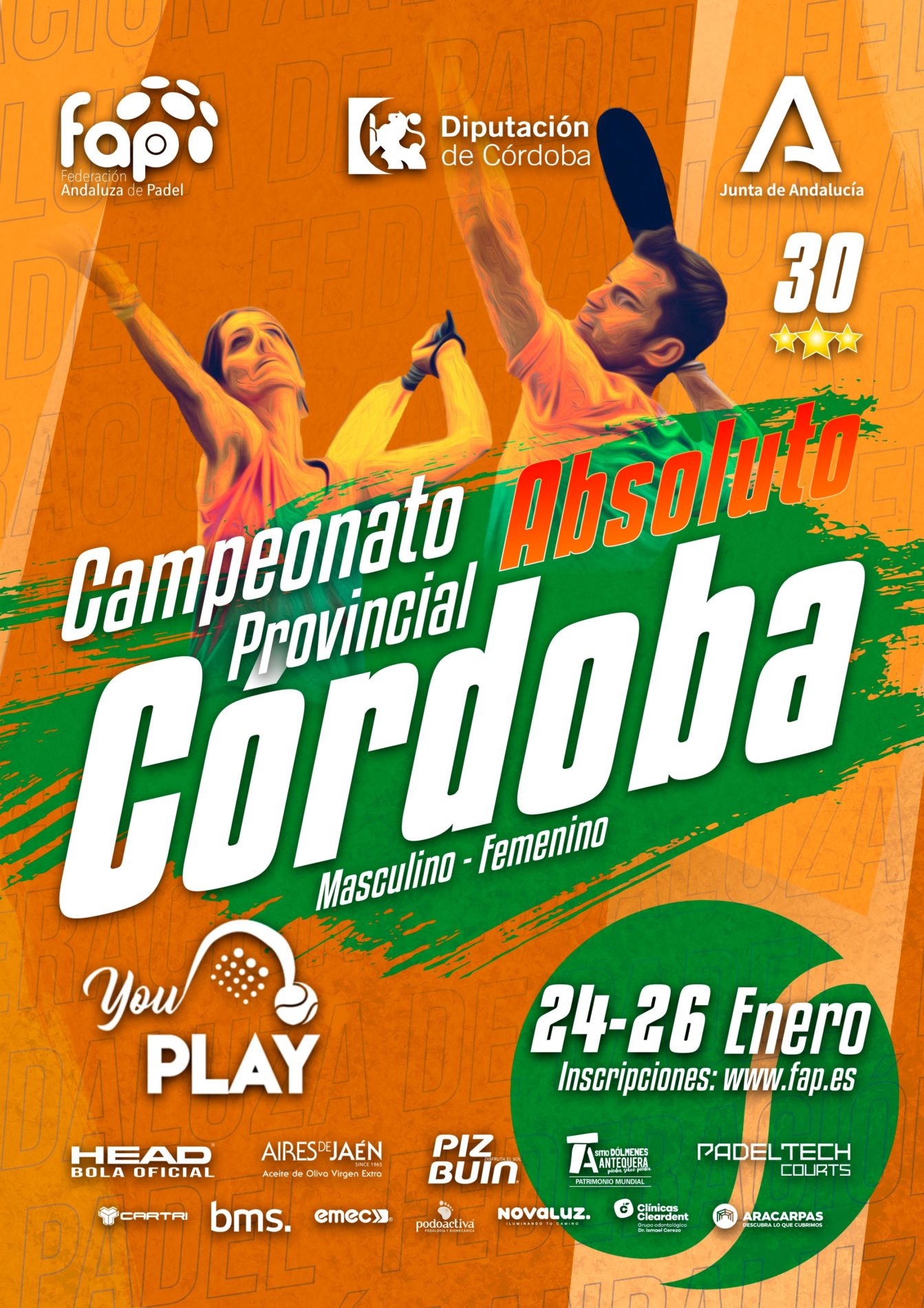 cartel Campeonato Provincial Absoluto Córdoba 2025