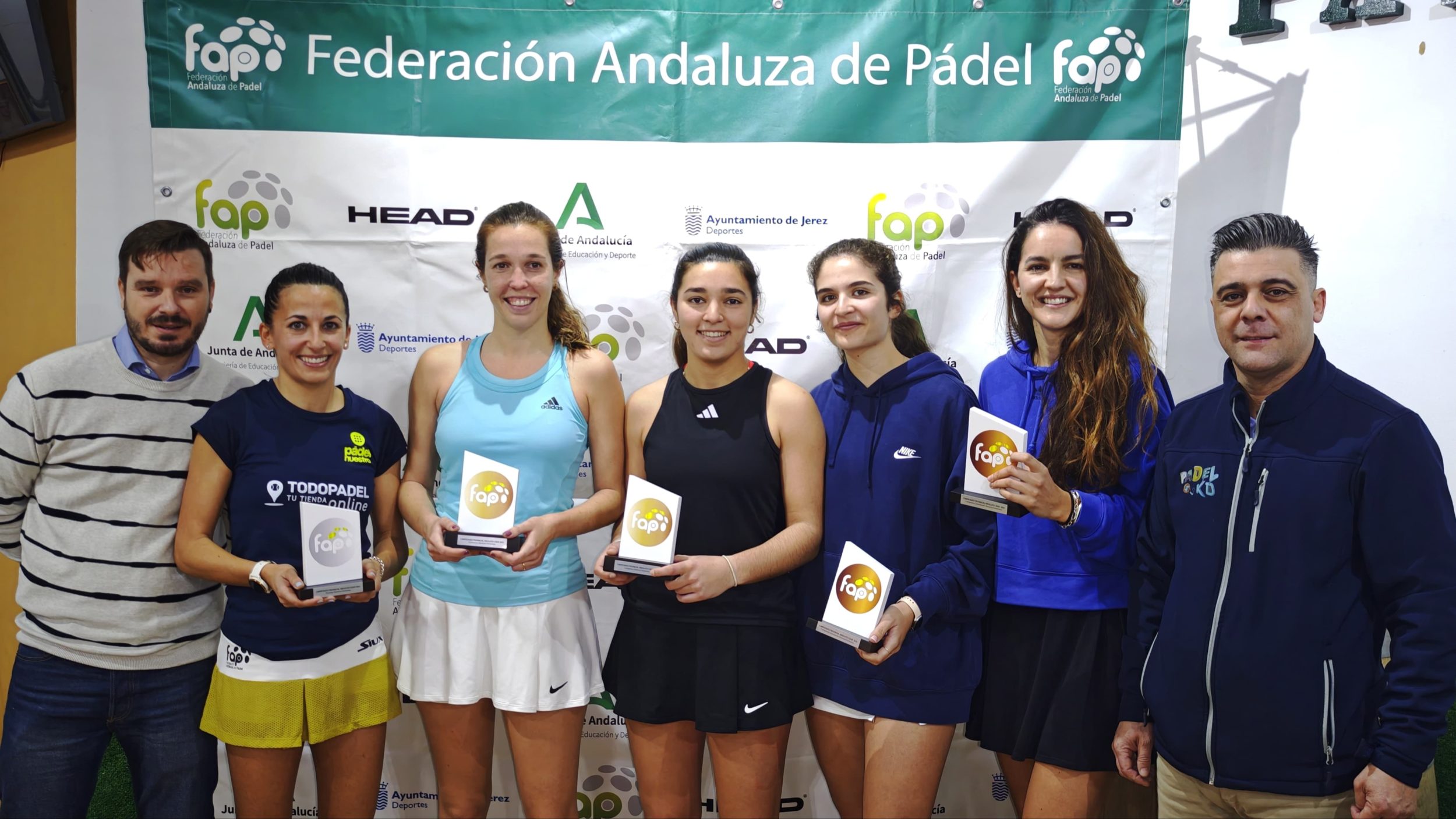 campeonas y subcampeonas Campeonato Provincial Absoluto Cádiz 2025