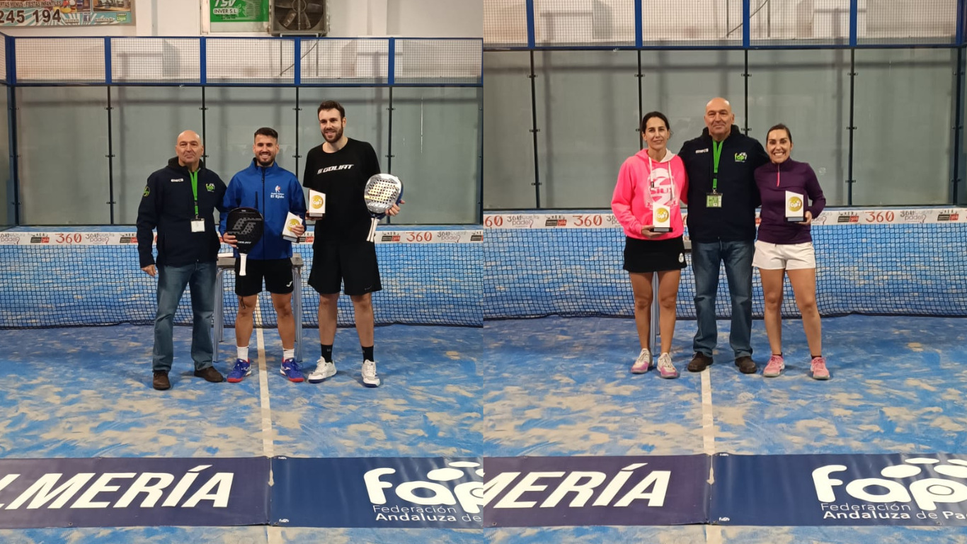 Parejas campeonas Campeonato Provincial Absoluto Almería 2025