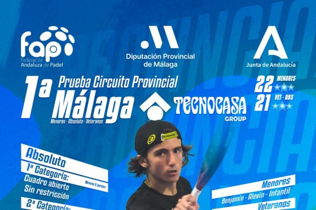 cartel 1ª Prueba Circuito Provincial Málaga 2025