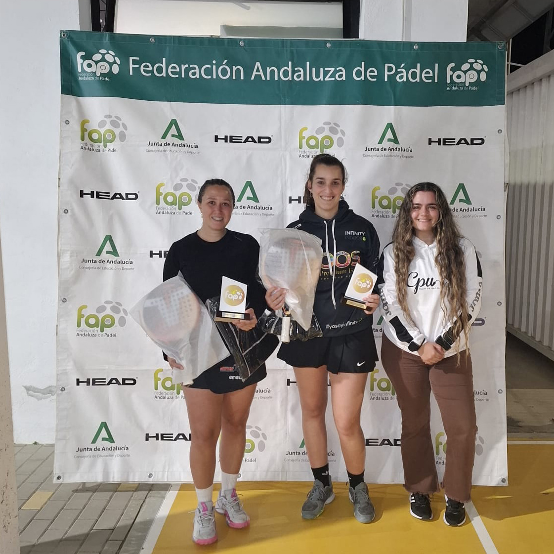 campeonas primera categoria absoluta primera prueba circuito provincial sevilla